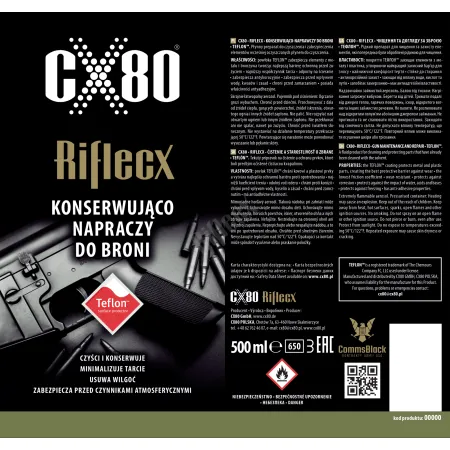 Płyn konserwująco naprawczy 500 ml z Teflonem - Rifle CX